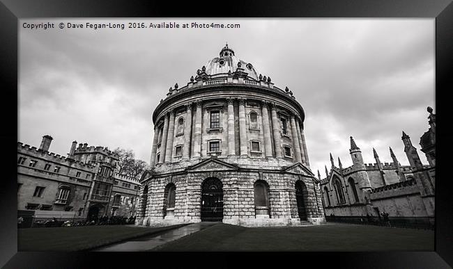 Iconic Oxford Framed Print by Dave Fegan-Long