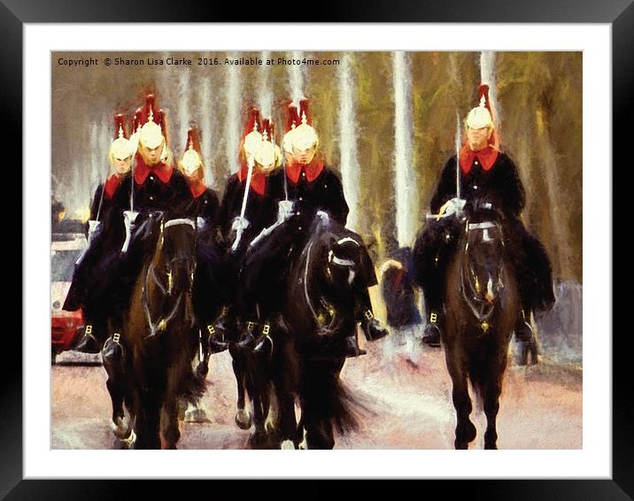 On Parade Framed Mounted Print by Sharon Lisa Clarke