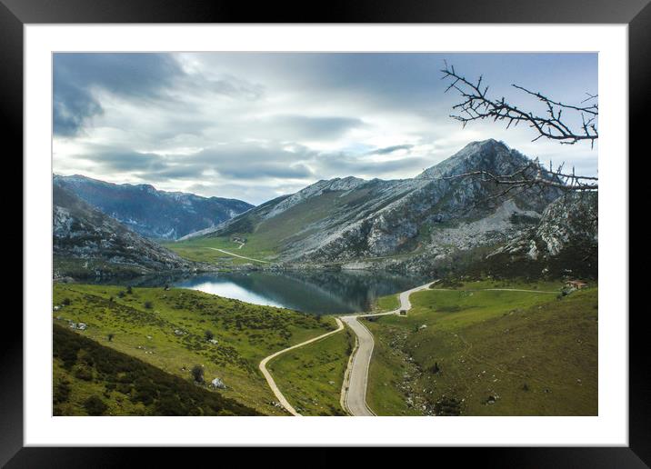 The Lakes of Covadonga, Enol Framed Mounted Print by Svetlana Korneliuk