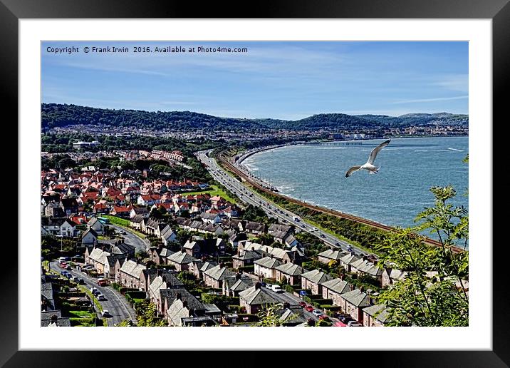 Colwyn Bay, North Wales Framed Mounted Print by Frank Irwin