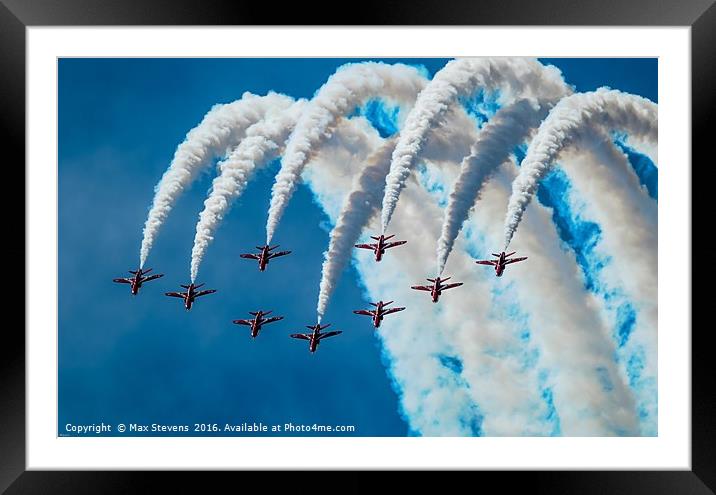 The Reds classic Loop Framed Mounted Print by Max Stevens