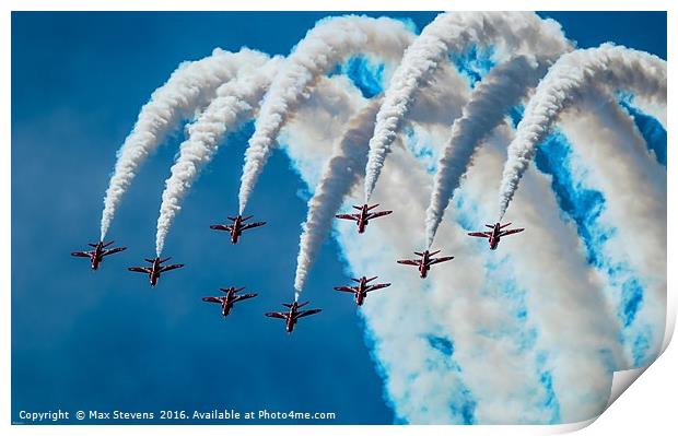 The Reds classic Loop Print by Max Stevens