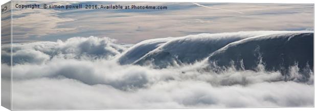 Dragons breath cloud inversion 8129 Canvas Print by simon powell