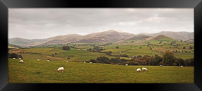 Howgills Panorama Framed Print by David McCulloch
