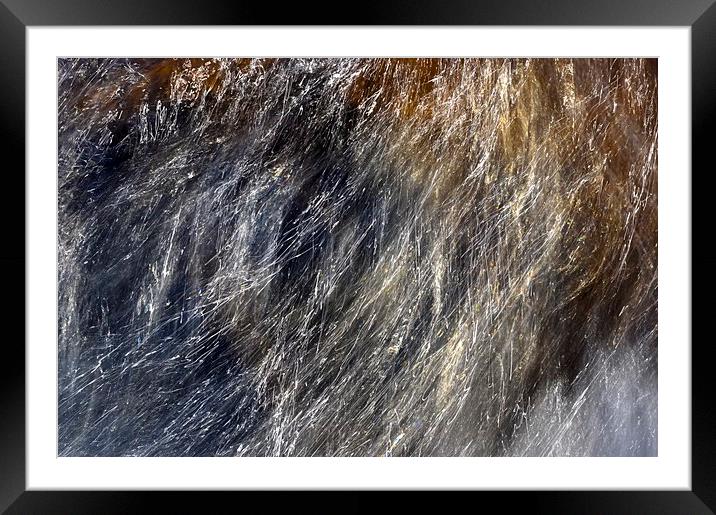 Threads of sunlight on water Framed Mounted Print by Andrew Kearton