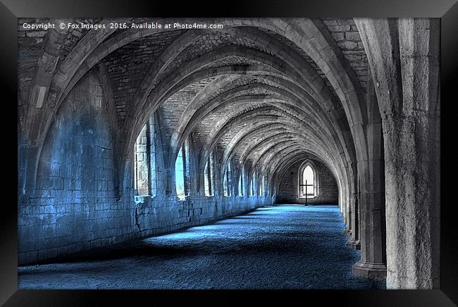 abbey shadows Framed Print by Derrick Fox Lomax