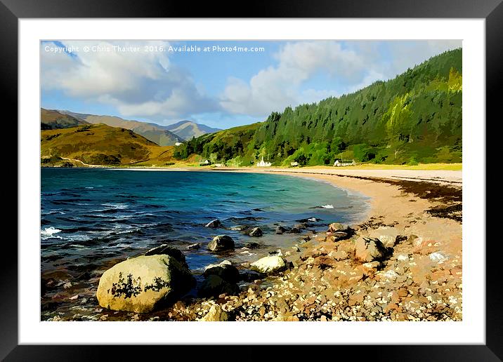  Camasnacroise Loch Linnhe Framed Mounted Print by Chris Thaxter