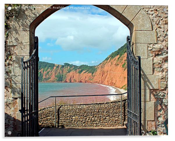 Through The Arch Acrylic by philip milner