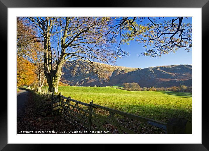 Autumn In Wasdale Framed Mounted Print by Peter Yardley