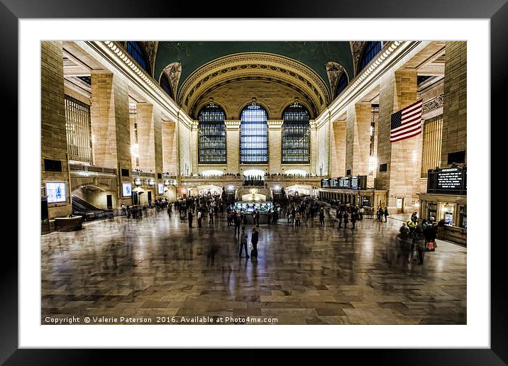 Grand Central Station Framed Mounted Print by Valerie Paterson