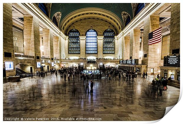 Grand Central Station Print by Valerie Paterson