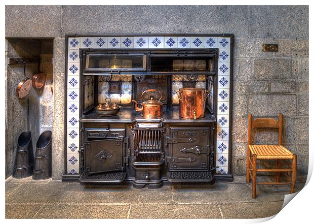 Old Cooking Range Print by Mike Gorton
