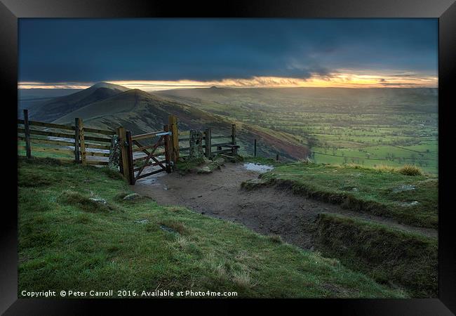 'The Gate' Framed Print by Peter Carroll
