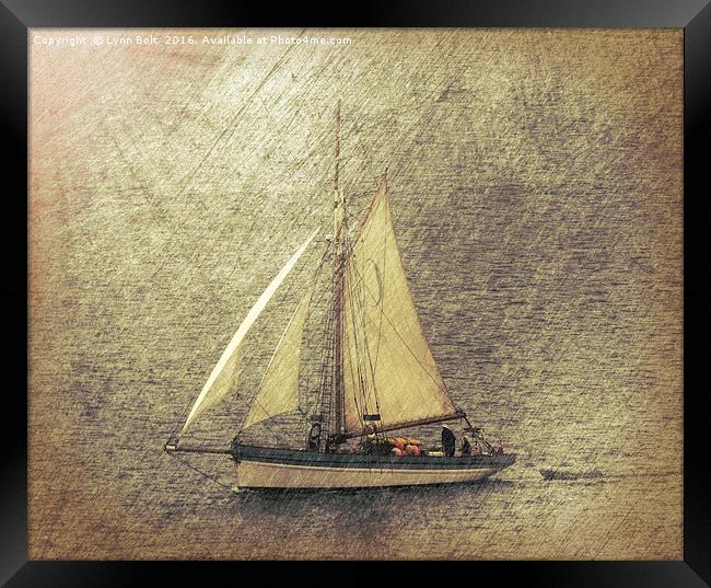 Sailing Ship Framed Print by Lynn Bolt