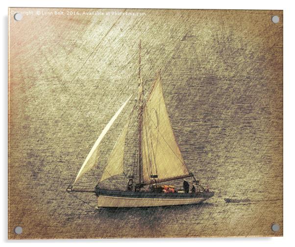 Sailing Ship Acrylic by Lynn Bolt