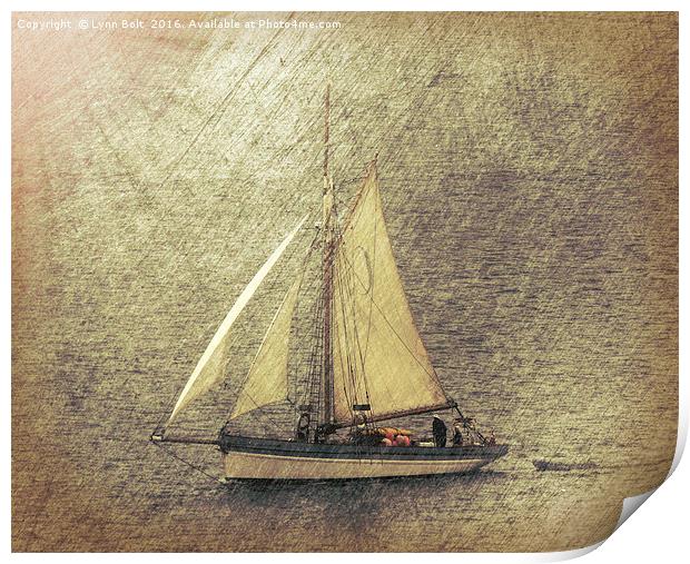 Sailing Ship Print by Lynn Bolt