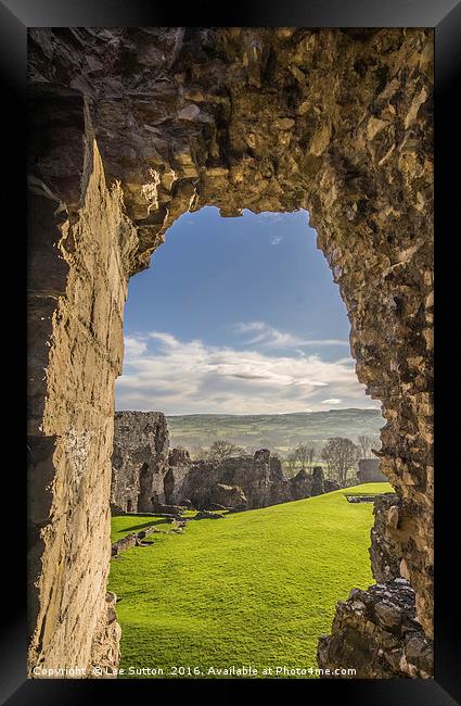Castle View Framed Print by Lee Sutton