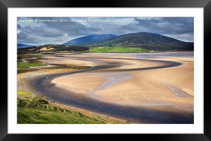 The Kyle of Durness Framed Mounted Print by Janet Burdon