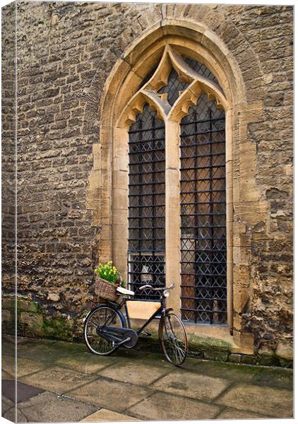 Oxford Bicycle Canvas Print by Karen Martin