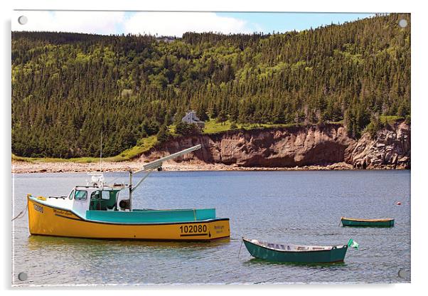 White Point Harbor Acrylic by shawn mcphee I