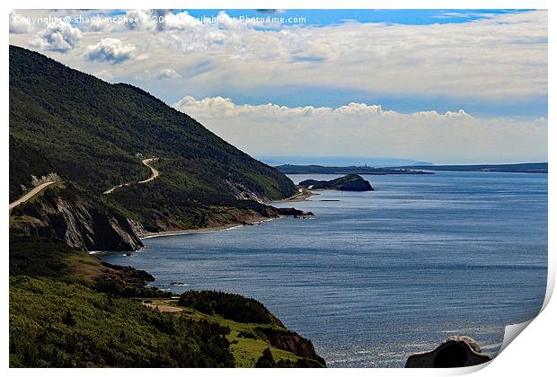 Cabot Trail Print by shawn mcphee I