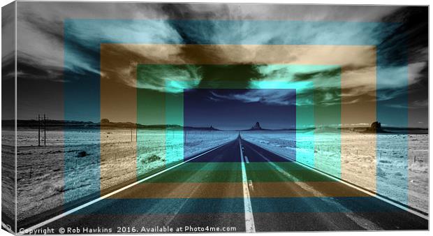 Vanishing Point  Canvas Print by Rob Hawkins