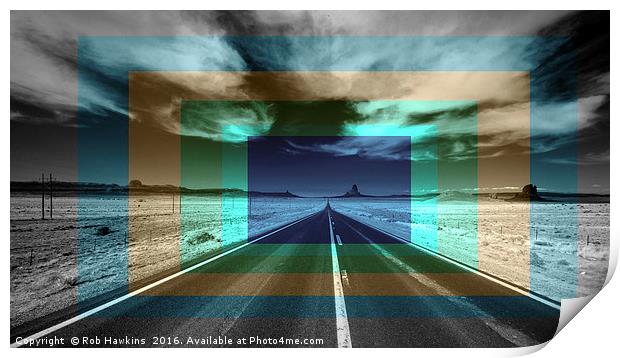 Vanishing Point  Print by Rob Hawkins