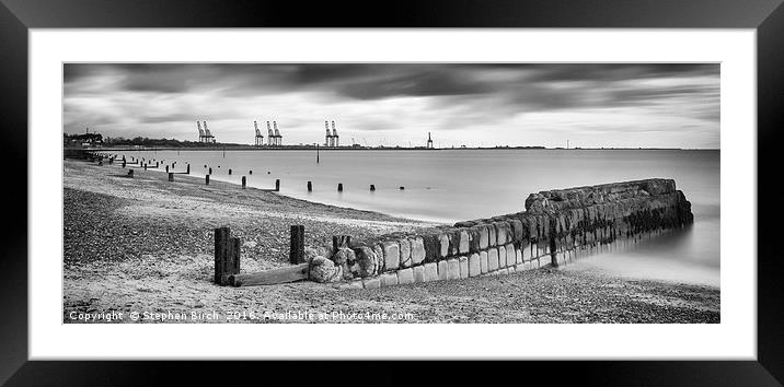 View Towards Harwich Framed Mounted Print by Stephen Birch