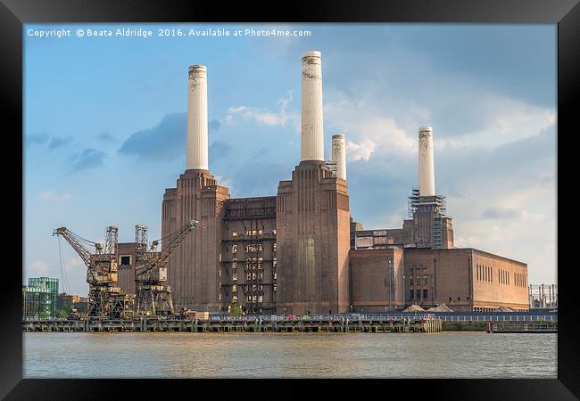Battersea Power Station Framed Print by Beata Aldridge