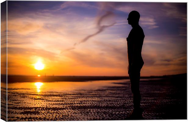 Antony Gormley, Another Place Canvas Print by Thomas Ritson