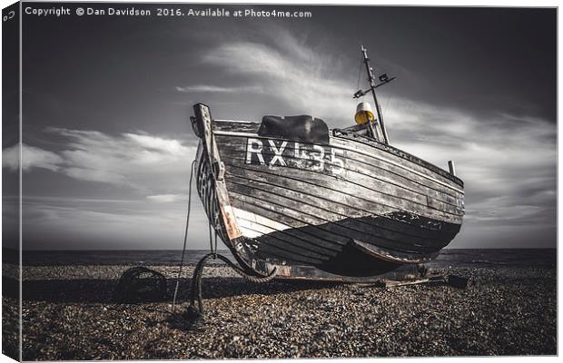 Dungeness Boat Canvas Print by Dan Davidson