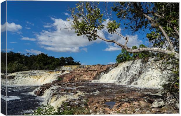 Orinduik Falls Canvas Print by Gail Johnson