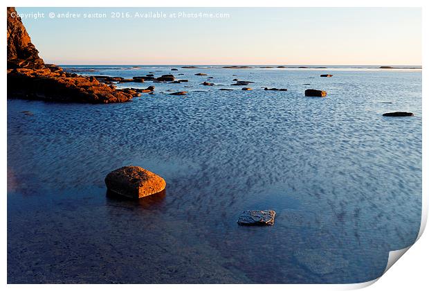SHALLOW TIDE Print by andrew saxton