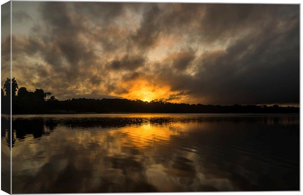 Essequibo river sunrise Canvas Print by Gail Johnson