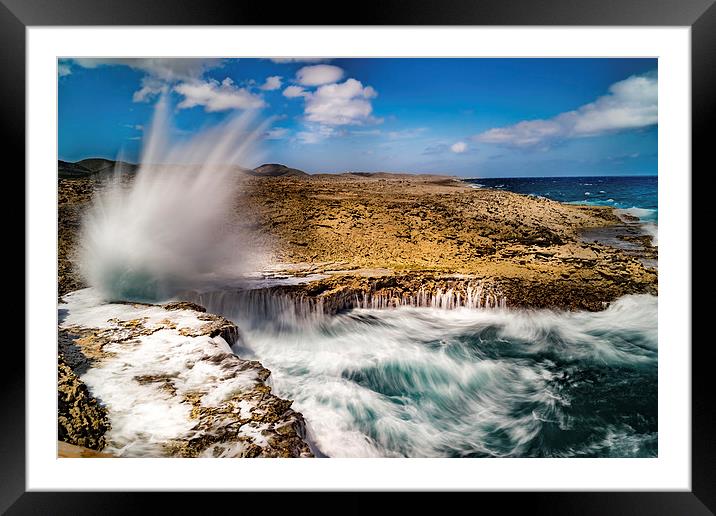 Shete Boka National park Framed Mounted Print by Gail Johnson