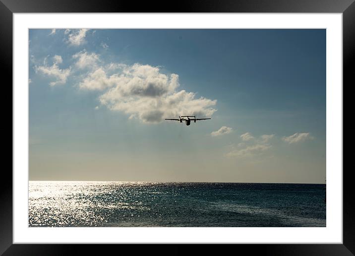 Daaibooi beach plane Framed Mounted Print by Gail Johnson