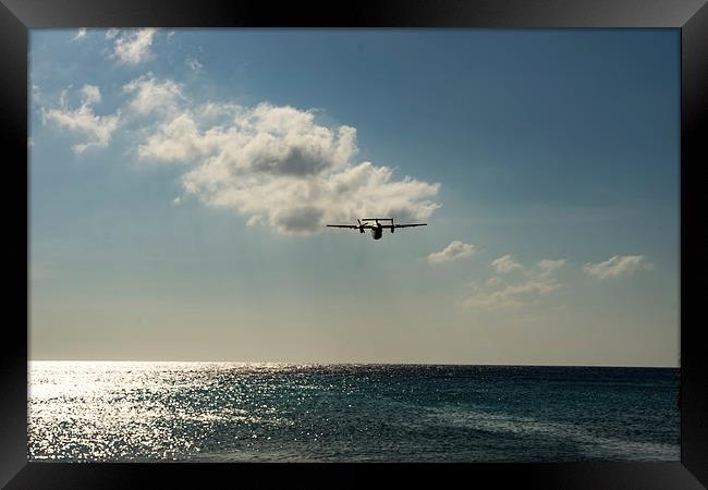 Daaibooi beach plane Framed Print by Gail Johnson