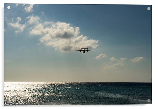 Daaibooi beach plane Acrylic by Gail Johnson