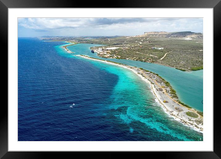 Eastpunt Aerial Shot Framed Mounted Print by Gail Johnson