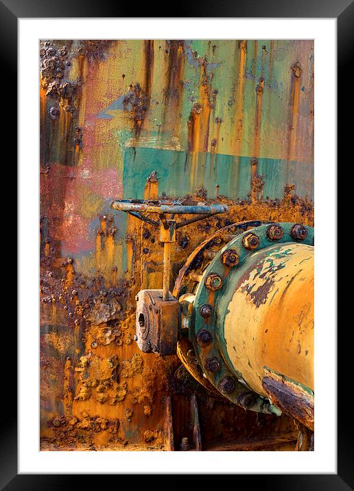Rust Framed Mounted Print by Gail Johnson