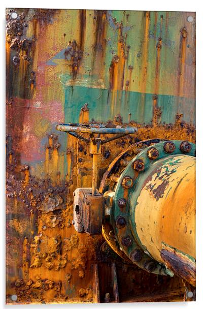 Rust Acrylic by Gail Johnson