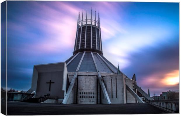 Liverpool Metropolitan Cathedral Canvas Print by James Harrison