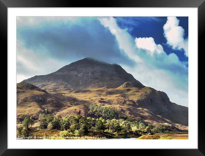 Sgurr Dubh, Scottish Highlands Framed Mounted Print by David Borrill