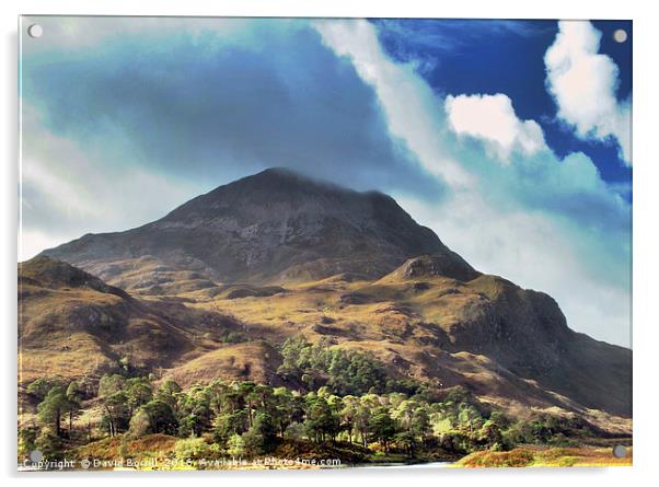 Sgurr Dubh, Scottish Highlands Acrylic by David Borrill