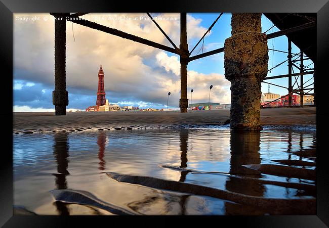 Blackpool Views Framed Print by Jason Connolly