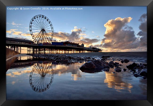 Central Pier, Blackpool Framed Print by Jason Connolly