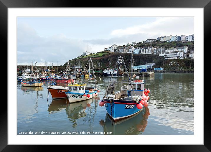 mevagissey Framed Mounted Print by Kelvin Rumsby