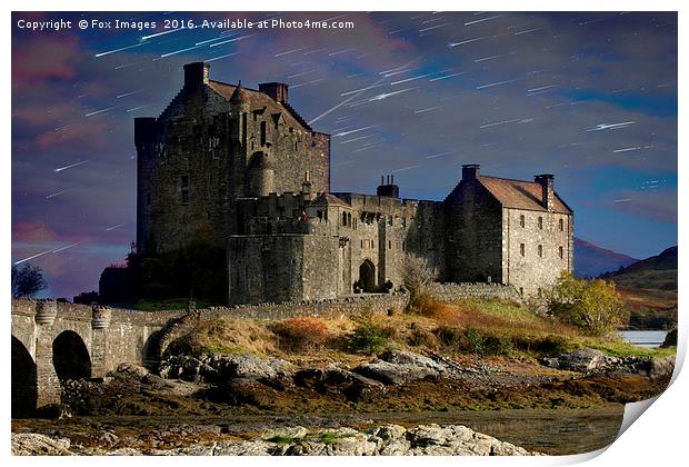 old castle eilan donan Print by Derrick Fox Lomax