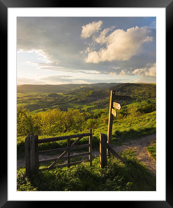Sutton Bank Framed Mounted Print by Andy Redhead
