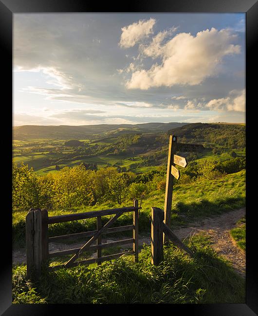 Sutton Bank Framed Print by Andy Redhead